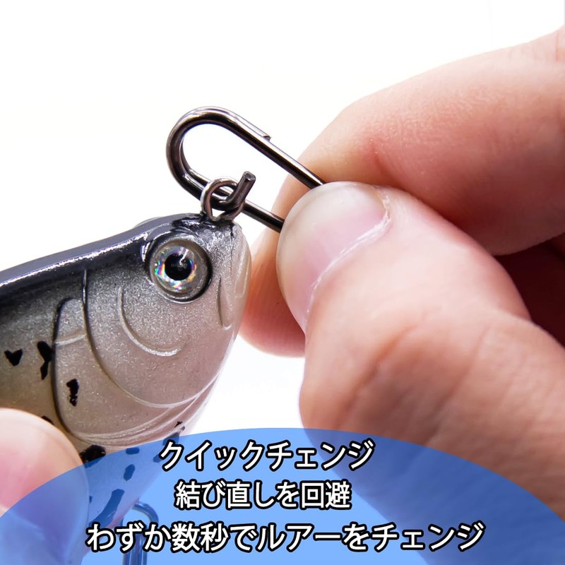 9KM DWLIFE Oval Split Rings for Fishing 10mm-50pcs