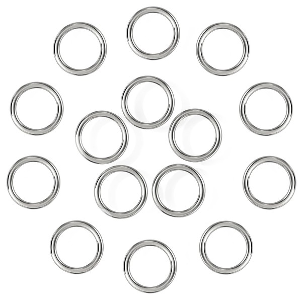 BEYOURD 1 3/16 inch Metal O Rings, Stainless Steel Round