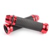 Motorcycle 7/8" CNC Hand Grips Aluminum Rubber Gel Handlebar for