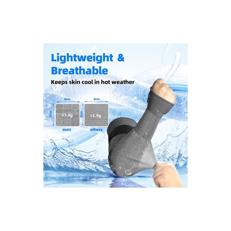 Schwer A6 Cut Resistant Arm Sleeves - Lightweight & Breathable