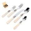 CATHYLIN REVERIE Collection 18/10 Stainless Steel Vintage Flatware set,Sliverware set,Dishwasher