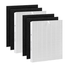 Fylmir AP-1512HH Replacement Filter Set for Coway Airmega AP-1512HH & 200M Air Purifiers – 2 Pack True HEPA Filters and 4 Activated Carbon Pre-Filters,Long-Lasting Air Purifier Filters