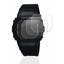 BROTECT Protective Glass for Casio G-Shock GW-5000-1JF (Pack of 3) Protective Film Tempered Glass [Extremely Scratch-Resistant 9H, Anti-Fingerprint, Ultra Transparent]
