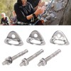 3Pair Rock Climbing Bolt Hanger Stainless Steel Climbing Anchor for