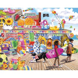 White Mountain 500 Piece Jigsaw Puzzle Summer Beach Puzzles with Large Pieces Gift for Adults 18"x24" - Float Shop