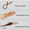 EUPHENG Micro Fly Snap No-Knot Fast Quick Change Fly Fishing