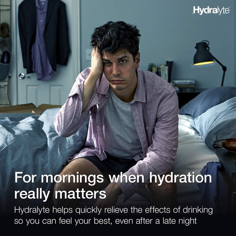 Hydralyte Electrolyte Oral Hydration Ready-to-Drink Solution, Berry, 33.8 Ounce Bottle