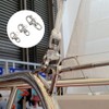 Swivel Shackle, 2PCS 87mm Stainless Steel Quick Release Snap Shackle,