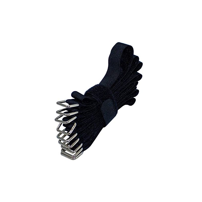 Lumonic 10 x Velcro Ties, 300 x 20 mm, Normal