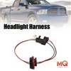 MQparts 2PCS 68193062AB Headlight Lamp Wiring Harness Compatible with Dodge