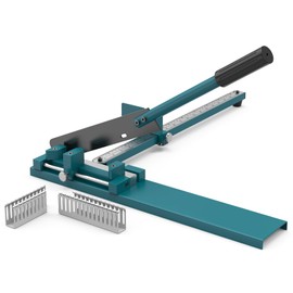 BreeRainz Wire Duct Cutter, Manual PVC Trunking Cutter Tool, Plastic Wiring Duct Cutting Machine for Open Slot Wire Duct and Cover Cutting, 45°/ 90° Angle Adjustable with Double Scale Ruler