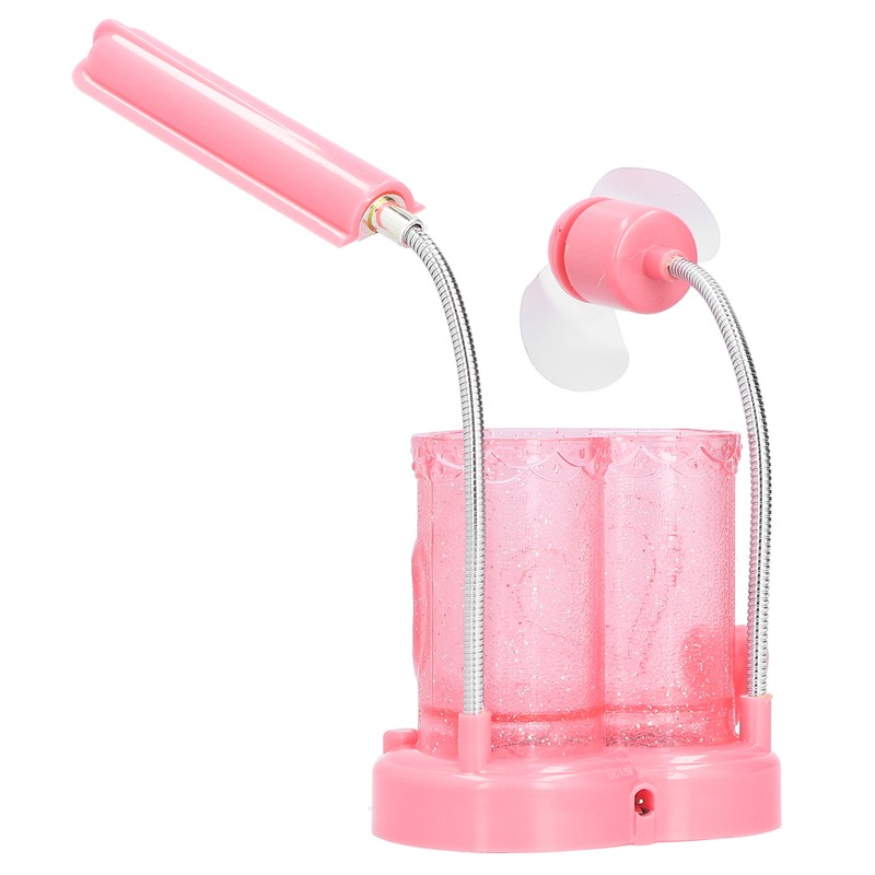 3 in 1 LED Pencil Holder Lamp Multifunction Fan Table