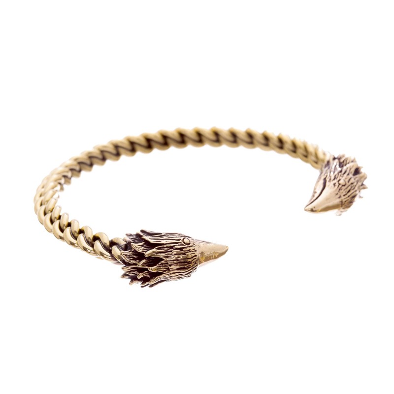 Windalf Ravon Men's Bangle Diameter 6.5 cm Vikings Ravens Odin