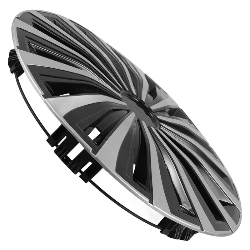 GLEAVI 12 Wheel Caps Wheel Covers: Decorative Black Wheel Hub