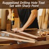 ISDVBUY 20 PCS Dowel Pins Center Point Set - Tenon