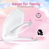 Aünsffer Toddler Toilet Seat with Potty Training Seat Round 16.5inch,