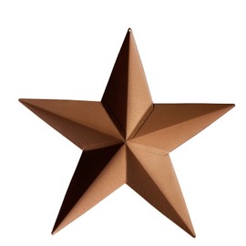 Metal American Patriotic Barn 3D Stars Wall Decor (Set of 3) Christmas Wall Sculptures