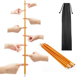 WinnerWhy Helium Stick Game Team Building Games for Work,Corporate Team Building Games,Build Teams and Communication Skills,Challenge Success for Leadership Listening,Easy to Carry,Yellow,11.8ft