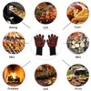 1 Pair of Fireproof High Temperature Resistant Microwave Oven Gloves