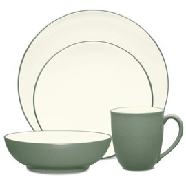 Noritake Colorwave Green 4-Piece Coupe Place Dinnerware Setting in Green