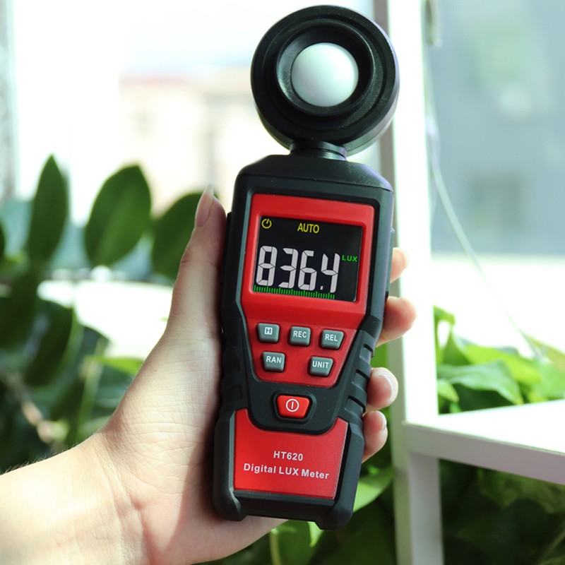 HT620 Portable Light Meter Digital Luxmeter Illuminometer Testing Instrument with