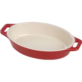 Staub Ceramic 9-inch Oval Baking Dish - Cherry