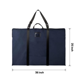 WISEPRO A1 Art Portfolio Case, Art Work Painting Folder Bag with Multi Handles, Waterproof Artist Portfolio Bag for Artwork, Sketch Drawing Painting, Poster, Photography(24" x 36")