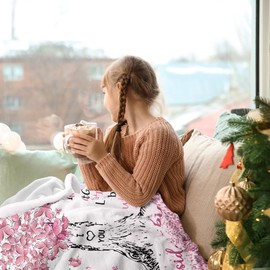 Jamfind Granddaughter Gifts from Grandma, Gift for Granddaughter, Great Granddaughters Gift, Birthday Gifts for Grand-Daughter Blanket 60"x 50", Presents from Grandpa