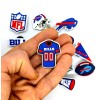BUFFALO BILLS SHOE CHARMS (14pcs) Football Cool Gift Accessories Set