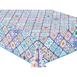 Home Direct Rectangular Oilcloth PVC Wipe Clean Tablecloth Table Cover 140cm x 200cm 55x78