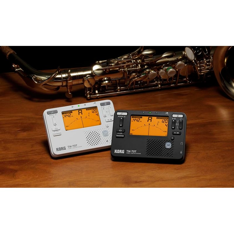 Korg TM70 Combined Metronome and Chromatic Tuner - White