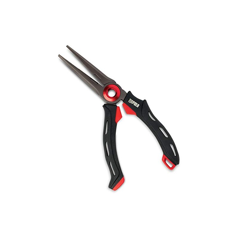 Rapala RMSPP6 Mag Spring Pliers, Black/Red, 6"