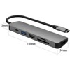 Callstel USB Hub: 6-in-1 Docking Station, 4K HDMI, USB-C, PD