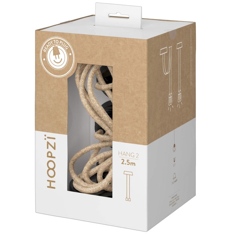 Hoopzi - Pendant Light 2 Flamming - 2.5 m Textile