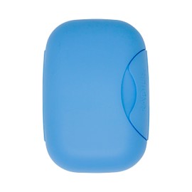 RADIUS Soap Travel Case, BPA-Free Recycled Plastic, Leakproof, Portable for Bathroom, Gym, Home, Camping - Light Blue