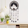 RAGKUU Black Large Tree of Life Dream Catcher with Stone