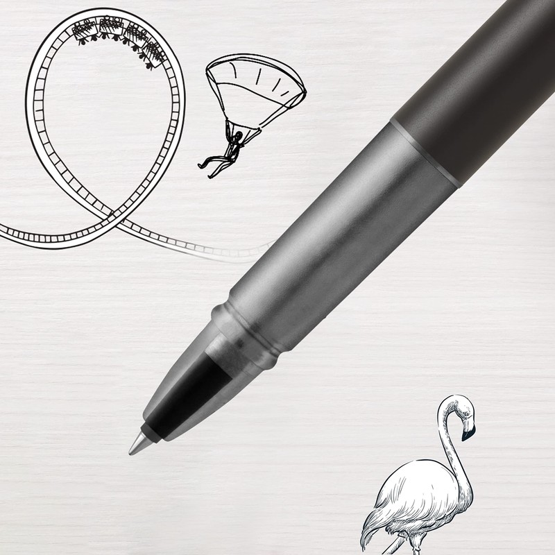 Parker Vector XL Rollerball Pen | Metallic Black Lacquer on