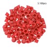 Tattoo Ink Cups, ATOMUS Red Small #8mm 100pcs Disposable Tattoo