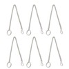 6PCS Toilet Flapper Chain 12inch, Stainless Steel Toilet Flapper Lift