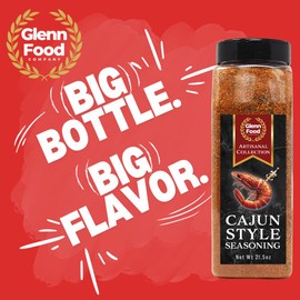 Cajun Seasoning For Louisiana Style Seafood Boil, Fish Fry, BBQ and Grilling for Turkey, Shrimp, Chicken, Pasta and More - 21.5oz