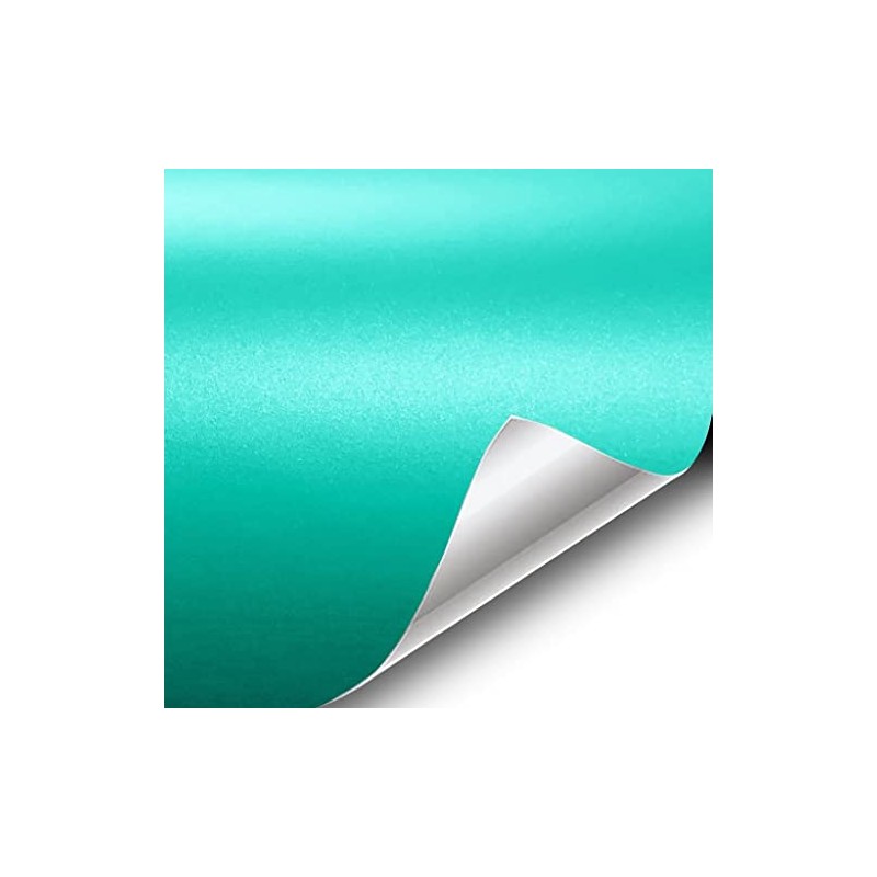 VViViD+ Matte Metallic Miami Teal Premium Vinyl Wrap Film (10ft