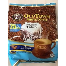 old town instant premix white coffee less sugar 525G 15 STICKS(pack of 2)