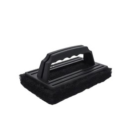 Large Multi-Use Black Grill Scrubber Brush (2-Pack)
