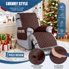 TAOCOCO 100% Waterproof Recliner Covers, Recliner Sofa Covers with Leg