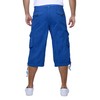 X RAY Men's Belted Long Cargo Shorts for Men, Below
