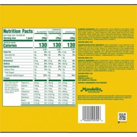 belVita Bites Breakfast Biscuits Variety Pack, 1 oz Pouches, 36 Count.