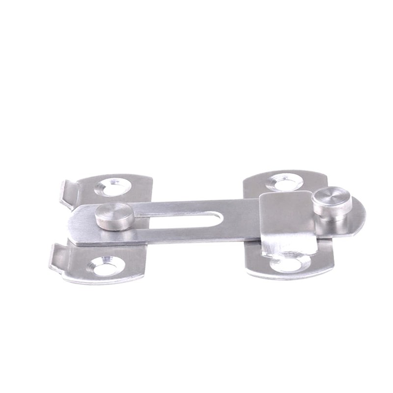 2PCS Stainless Steel Gate Latches Lock Sliding Door Window Cabinet