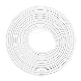 sourcing map Heat Shrink Tubing, 13mm Flat Width 2:1 Heat Shrink Wrap Cable Sleeve Tube 8m White