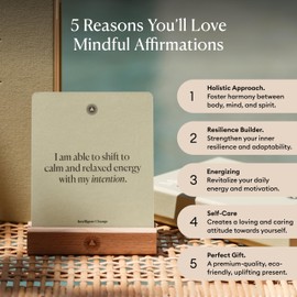 Intelligent Change Mindful Affirmation Cards for Health and Wellbeing