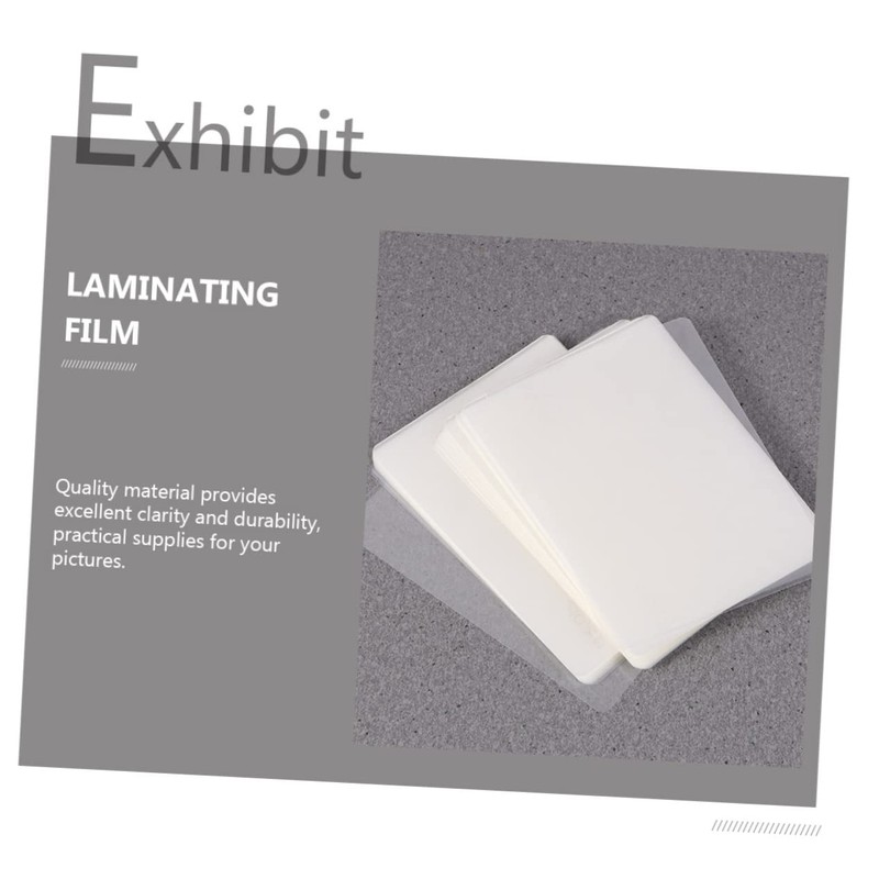 DOITOOL 300Pcs Thermal Laminating Sheets for Photos Protection Film Clear